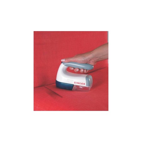 AI Generated Title: "Singer Travel Lint Remover - Cordless Convenience in White for Effortless Fabric Care!"